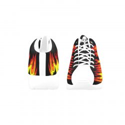 FIRE EDITION-Angel Women`s shoes white Women's Basketball Training Shoes (Model 47502) - Image 4