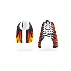 FIRE EDITION-Angel Men`s shoes black Men's Basketball Training Shoes (Model 47502) - Image 4