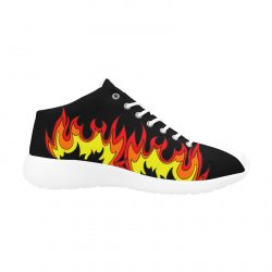 FIRE EDITION-Angel Women`s shoes white Women's Basketball Training Shoes (Model 47502) - Image 3