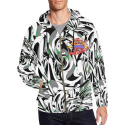 Painman All Over Print Full Zip Hoodie for Men (Model H14) - Image 3