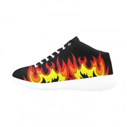 FIRE EDITION-Angel Women`s shoes white Women's Basketball Training Shoes (Model 47502) - Image 2