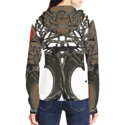 TREE OF LIFE All Over Print Full Zip Hoodie for Women (Model H14) - Image 2