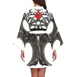 Tree of Life Long Sleeve Kimono Robe - Image 2