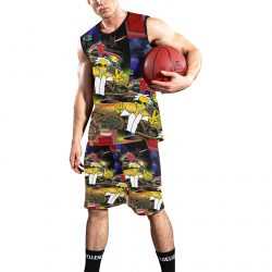 SPACEDOG All Over Print Basketball Uniform - Image 3