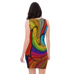 RANDOM COLOURS Sublimation Cut & Sew Dress - Image 2