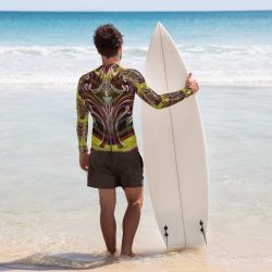 Wednesday Men's Rash Guard - Image 2