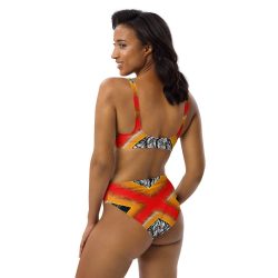 RED CROSS Recycled high-waisted bikini - Image 6