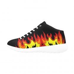 FIRE EDITION-Angel Men`s shoes black Men's Basketball Training Shoes (Model 47502) - Image 2