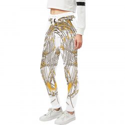 WHITE GOLD Unisex All Over Print Sweatpants (Model L11) - Image 2