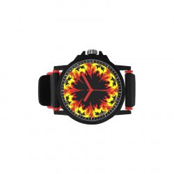 Ki-M design/FIRE EDITION/Silicon strap plastic watch Unisex Silicone Strap Plastic Watch (Model 316) - Image 4