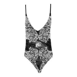 DISCO Sexy Lacing Backless One-Piece Swimsuit (Model S10) - Image 5