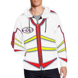 RC All Over Print Full Zip Hoodie for Men (Model H14) - Image 3