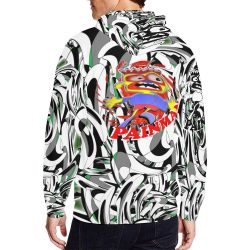 Painman All Over Print Full Zip Hoodie for Men (Model H14) - Image 4