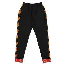 Ki-M design/FIRE EDITION/ Women's Joggers - black with fire - Image 3