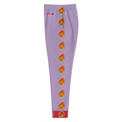 Ki-M design/FIRE EDITION/Women's Joggers - light purple with fire - Image 4