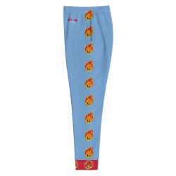 Ki-M design/FIRE EDITION/Women's Joggers - blue with fire - Image 4