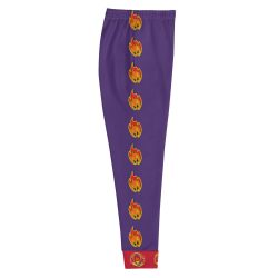 Ki-M design/FIRE EDITION/Women's Joggers - purple with fire - Image 2