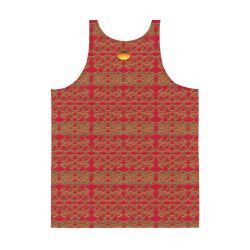 GOLD RED/Unisex Tank Top - Image 2