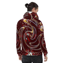 RED PRINT/Unisex Hoodie - Image 2