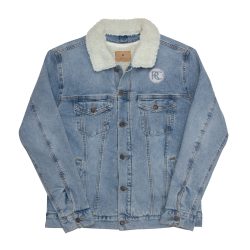 RANDOM COLOURS Unisex denim sherpa jacket - Image 3