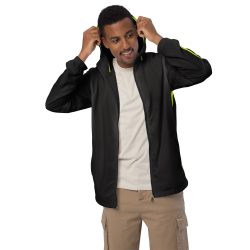 PURE BLACK Men’s windbreaker - Image 2