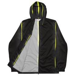 PURE BLACK Men’s windbreaker - Image 3