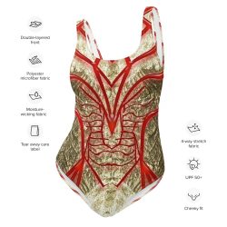 Women's RED LINE One-Piece Swimsuit - Stylish & Comfortable Swimwear - Image 2