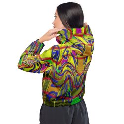 Women's Reggae Windbreaker Jacket | Cropped Fit | Lightweight & Breathable - Image 2