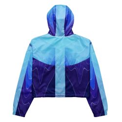 Women's BLUELINE Cropped Windbreaker Jacket - Lightweight & NICE - Image 4