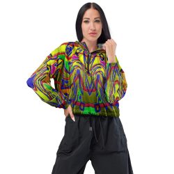 Women's Reggae Windbreaker Jacket | Cropped Fit | Lightweight & Breathable - Image 4