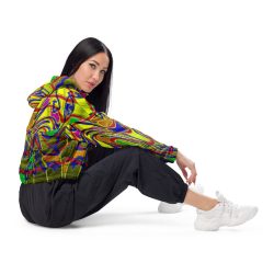 Women's Reggae Windbreaker Jacket | Cropped Fit | Lightweight & Breathable - Image 3