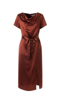 Silk satin dress - Image 5