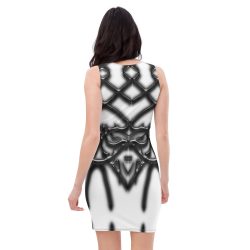 WHITE & BLACK Sublimation Cut & Sew Dress - Image 4