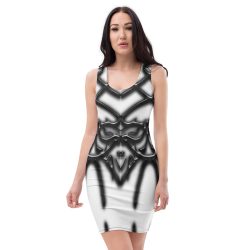 WHITE & BLACK Sublimation Cut & Sew Dress - Image 3